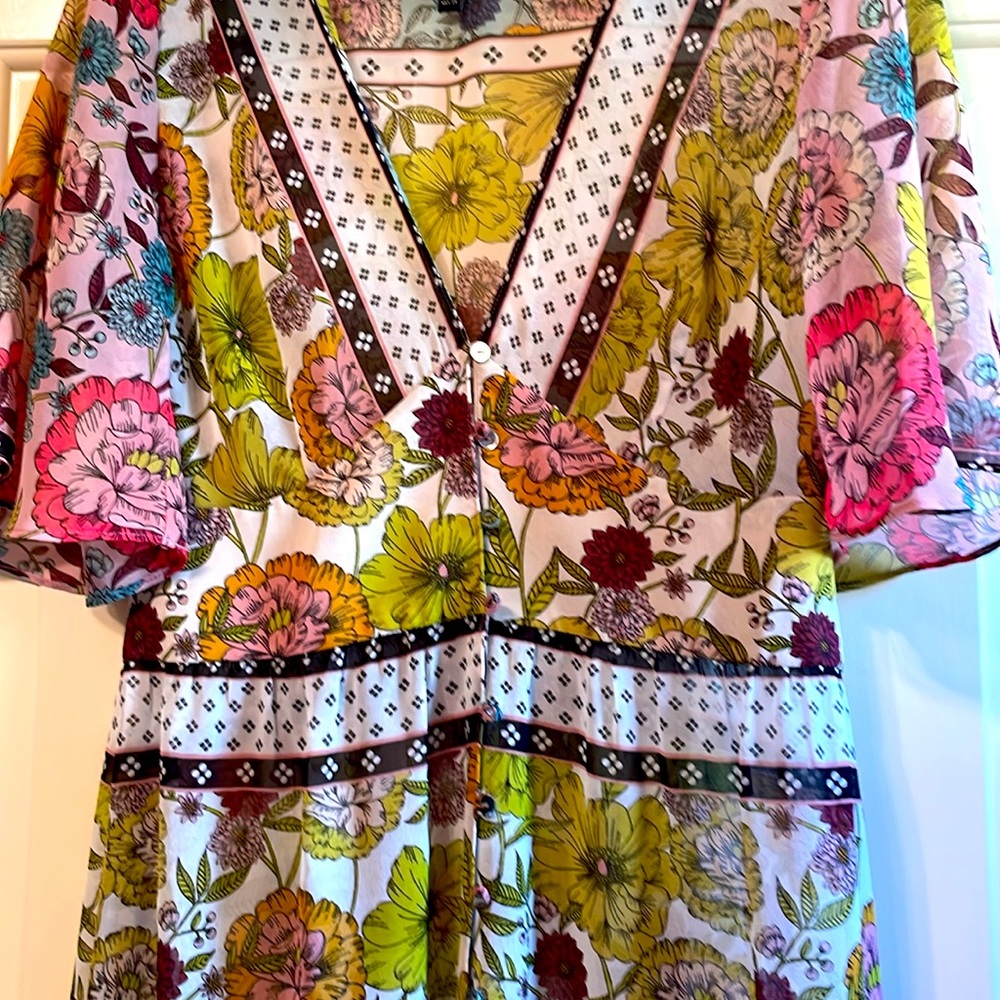 Zara flowy maxi coverup / duster NWOT